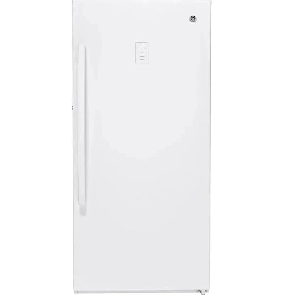 GE 14.1 Cu. ft. White Frost-free Upright Freezer FUF14DLRWW