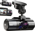 Channel Dash Cam, 4K+1080P Front and Rear, 1440P+1440P Front and Inside, 1440P+1440P+1080P Three Way Triple Car Camera, IR Night Vision, 24 Hours Parking Mode, Support 256GB Max