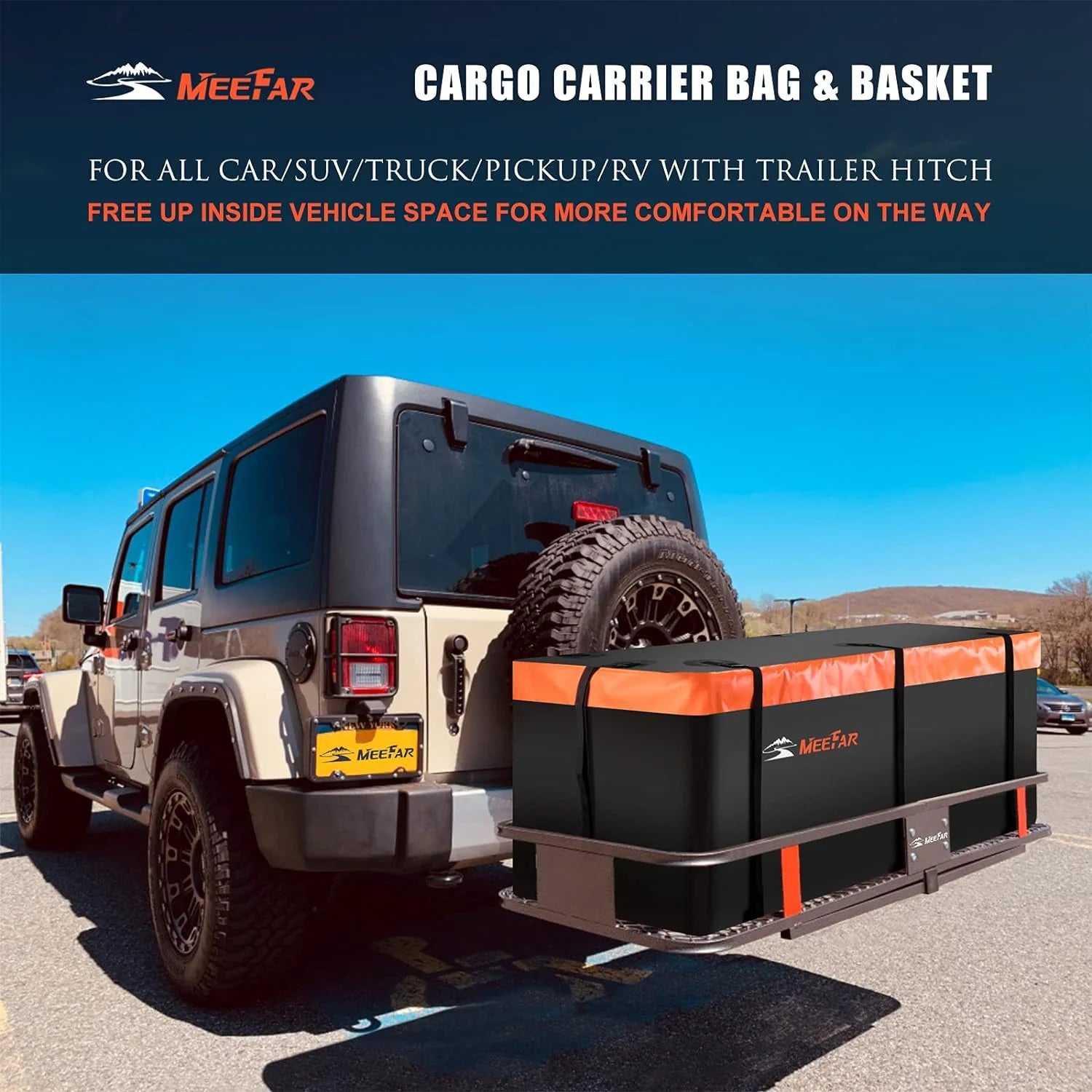 Roof Rack Universal Roof Basket 51 X 36 X 5 + Waterproof Bag