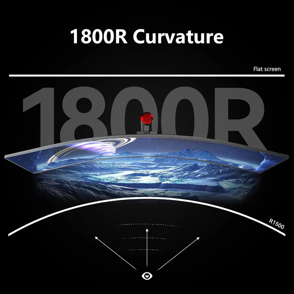 INNOCN 49 Curved Gaming Monitor, 144Hz, HDR400, USB-C, 49C1G