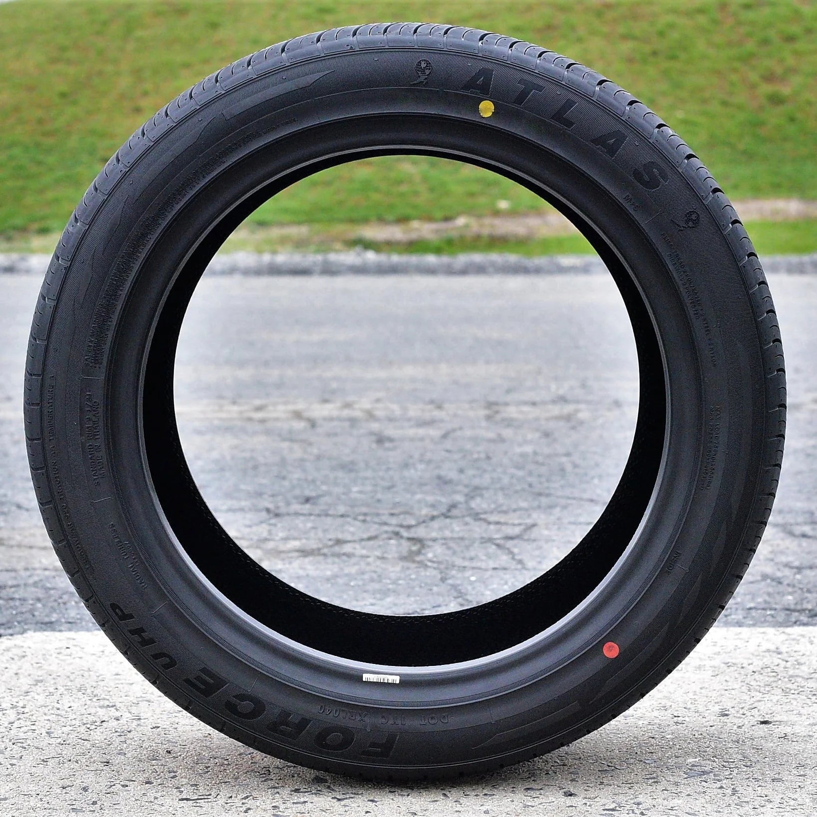 A pair of 2 (2) 255/40R20 101W XL A/S performance tires