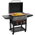 Clearance Sale,Blackstone 2-Burner 28 Griddle with Electric Air Fryer and Hood