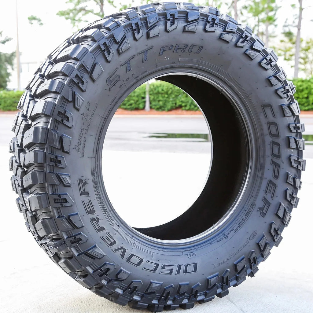 Cooper Discoverer STT Pro 35X12.50R20 Mud Terrain Tires – 10 Ply, All Season, Light Truck (Set of 2)