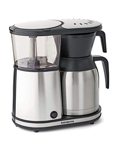 Bonavita BV1900TS 8 Cup One Touch Coffee Maker Featuring Thermal Carafe, Stainless Steel