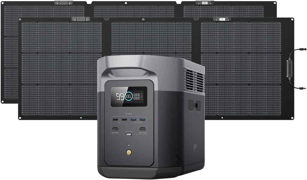 Portable Power Station Delta 2 Max – 2400W Solar Generator