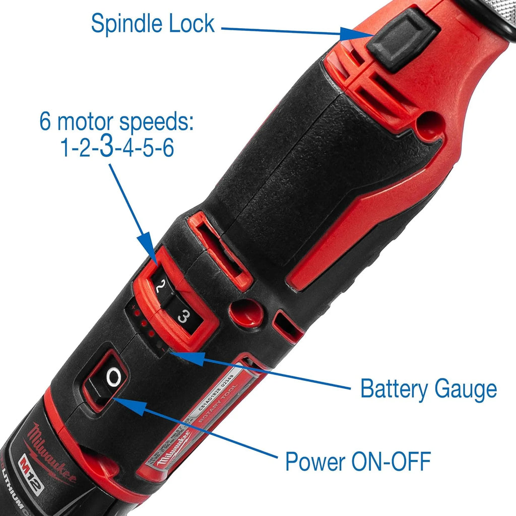 DXCL Hand-Held Cordless Tungsten Sharpener Grinder, Adjustable 15°- 45°, Diamond Ground Tapers (Auburn Red/Auburn R