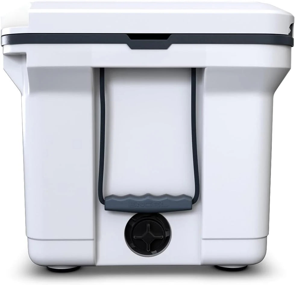 60 QT Ultra-Light Injection Molded Cooler - Ice Chest Keeps Ice up to 7 Days - Large Cooler Includes Wire Basket, Divider and Built-in Bottle Opener