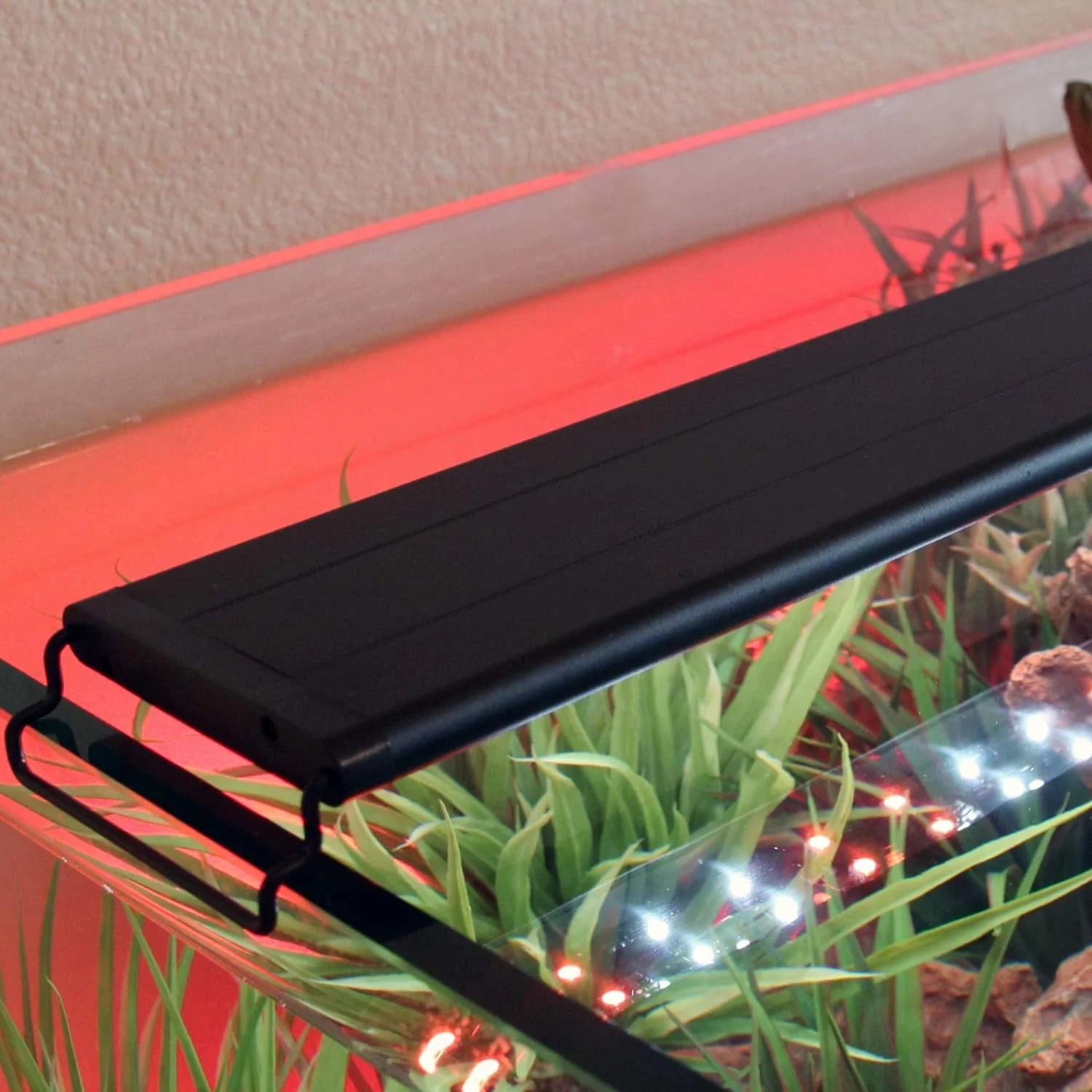 72 Inch Serene Aquarium Visual and Audio Aquatic Experience Kit with LED Aquarium Light, LED Background Light, Frosted Background Film & Speaker for Fish Tank (4028)