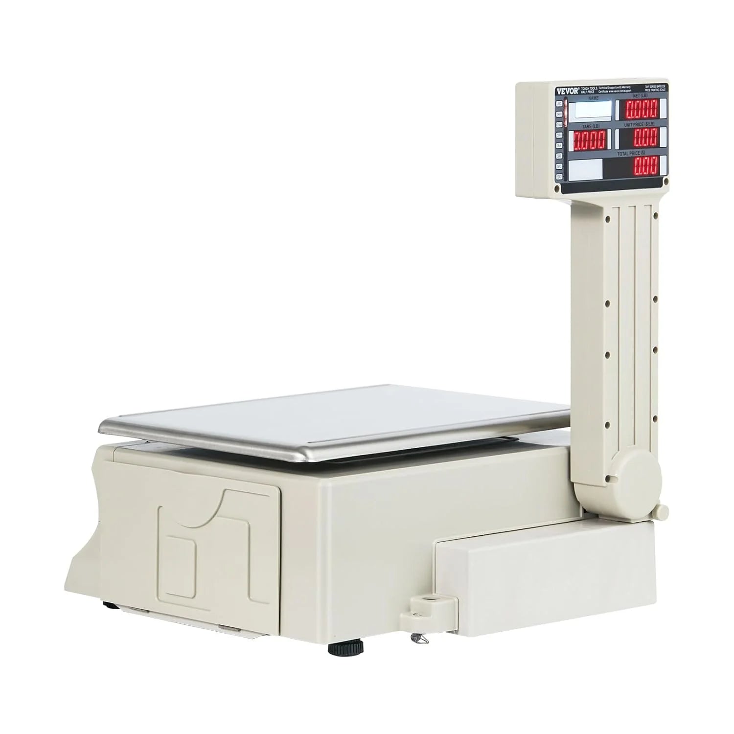 Electronic Price Computing Scale, 66 LB Digital Deli Weight Scales, LED Digital Commercial Food Fruit Meat Produce Counting Weight, for Retail Outlet Store, Kitchen, Restaurant Market, Farmer