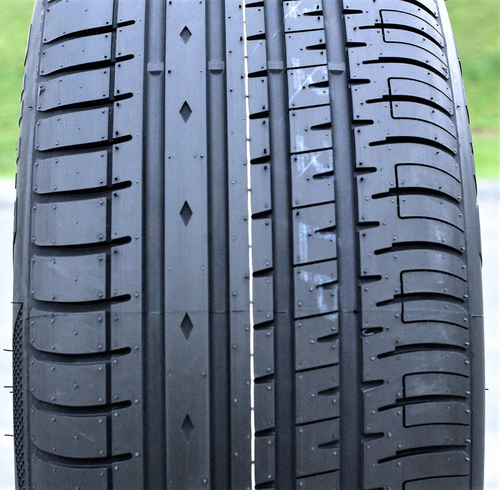 A pair of 2(2) 225/40R20 101W XL AS A/S performance tires
