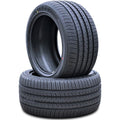 A pair of 2 (2)265/35R20 99Y XL high performance all-season tires fit: 2015-23 Ford Mustang EcoBoost Premium, 2012-13 Audi A7 Quattro Base